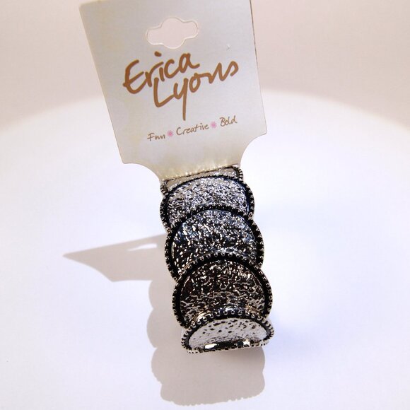 Erica Lyons Jewelry - NWT Erica Lyons Silver Tone Strech Bracelet